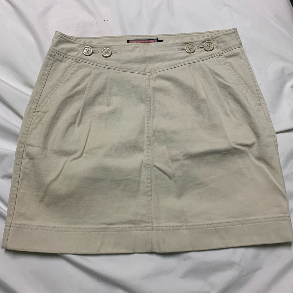 Vineyard Vines cotton tan skirt